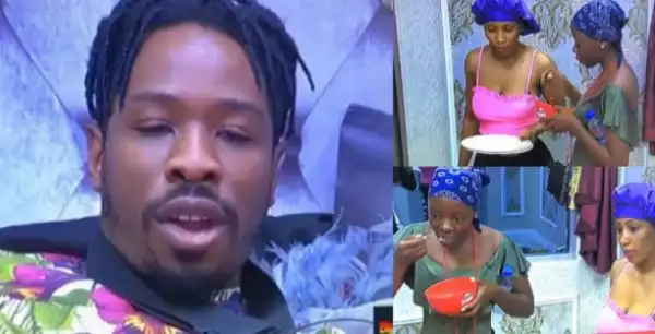 BBNaija: Drama as Ike and Mercy argue over bathroom privacy (Video)
